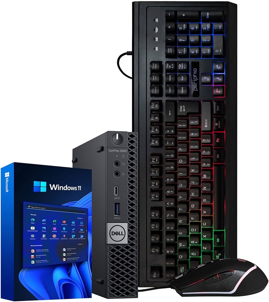 Amazon.com: Dell Optiplex 5060 Mini Desktop Computer Package | 8th